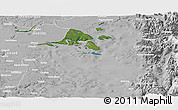 Satellite Panoramic Map of Calbuco (Is.), lighten, desaturated