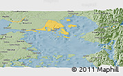 Savanna Style Panoramic Map of Calbuco (Is.)