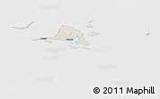 Shaded Relief Panoramic Map of Calbuco (Is.), cropped outside