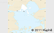 Classic Style Simple Map of Calbuco (Is.), single color outside