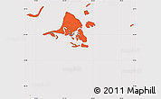 Political Simple Map of Calbuco (Is.), cropped outside