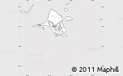 Silver Style Simple Map of Calbuco (Is.), cropped outside