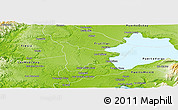 Physical Panoramic Map of LLanquihue