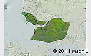 Satellite Map of Maullin, lighten