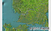Satellite Map of Maullin
