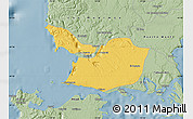 Savanna Style Map of Maullin