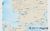 Shaded Relief Map of Maullin