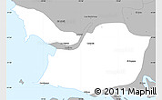 Gray Simple Map of Maullin
