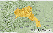Savanna Style 3D Map of Angol