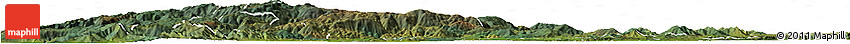 Satellite Horizon Map of Angol