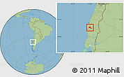 Savanna Style Location Map of Angol