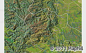 Satellite Map of Angol