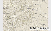 Shaded Relief Map of Angol