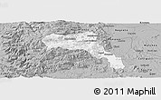 Gray Panoramic Map of Angol
