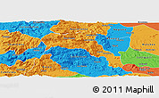 Political Panoramic Map of Angol