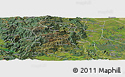 Satellite Panoramic Map of Angol
