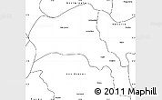 Blank Simple Map of Angol