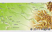 Physical 3D Map of Collipulli