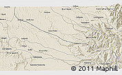 Shaded Relief 3D Map of Collipulli