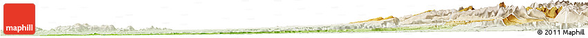 Physical Horizon Map of Collipulli, lighten