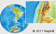 Physical Location Map of Collipulli