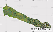 Satellite Map of Collipulli, cropped outside