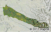 Satellite Map of Collipulli, lighten