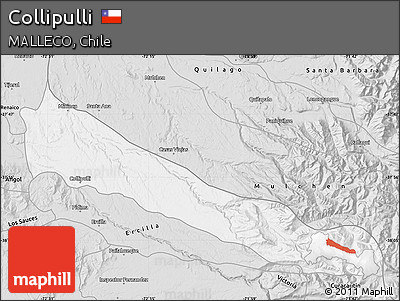 Silver Style Map of Collipulli