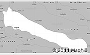 Gray Simple Map of Collipulli