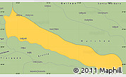 Savanna Style Simple Map of Collipulli