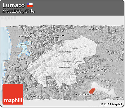 Gray 3D Map of Lumaco