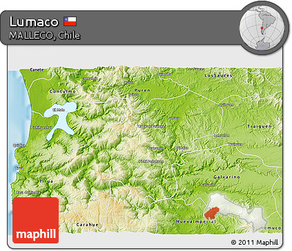 Physical 3D Map of Lumaco