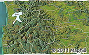 Satellite 3D Map of Lumaco