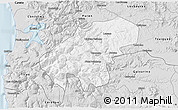 Silver Style 3D Map of Lumaco