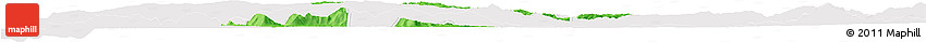 Political Horizon Map of Lumaco, cropped outside