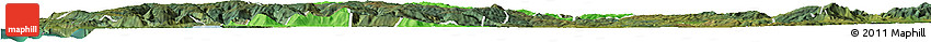 Political Horizon Map of Lumaco, satellite outside