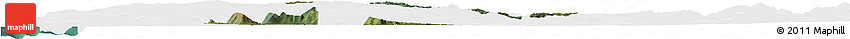 Satellite Horizon Map of Lumaco, single color outside