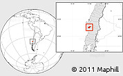 Blank Location Map of Lumaco, highlighted country
