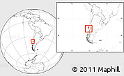 Blank Location Map of Lumaco, highlighted parent region, within the entire country