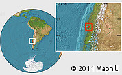 Satellite Location Map of Lumaco
