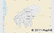 Classic Style Map of Lumaco, single color outside