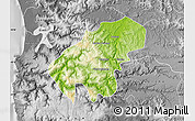 Physical Map of Lumaco, desaturated