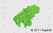 Political Map of Lumaco, cropped outside