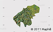 Satellite Map of Lumaco, cropped outside