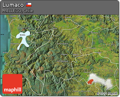 Satellite Map of Lumaco