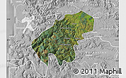 Satellite Map of Lumaco, lighten, desaturated