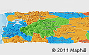 Political Panoramic Map of Lumaco