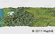 Satellite Panoramic Map of Lumaco
