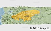Savanna Style Panoramic Map of Lumaco