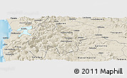 Shaded Relief Panoramic Map of Lumaco
